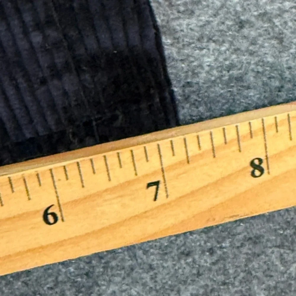 De Bonne Facture Navy Blue Corduroy Easy Trousers France Mens Size 46 US 32x30